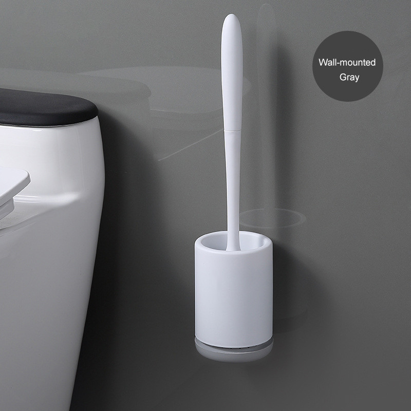 Non-stick Hair Soft Plastic Brush Head Toilet - Image 6