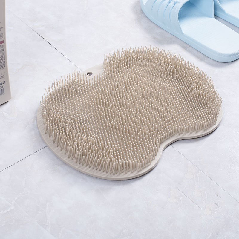 Massage Bath Brush Bathroom Non-slip Bath Mat Back Massage Brush Silicone Suction Cup Foot Rub Pad Body Cleaning Bathing Tool - Image 7
