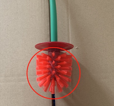 Long Handle Soft Hair Household Toilet Brush Cherry Toilet Brush Daily Necessities Creative Plastic Cleaning Brush Toilet Brush Set - Image 2