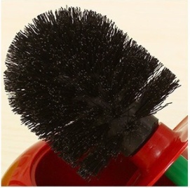 Long Handle Soft Hair Household Toilet Brush Cherry Toilet Brush Daily Necessities Creative Plastic Cleaning Brush Toilet Brush Set - Image 5