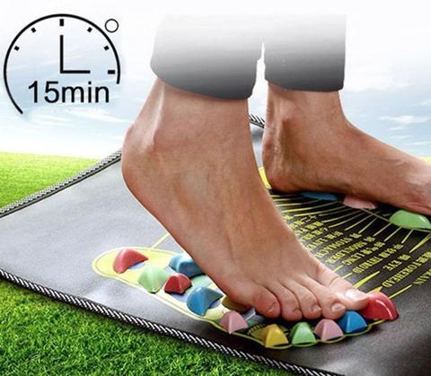 Reflexology Foot Massage Pad Cobblestone Walk Massager Mat Pain Relief Health Care Acupressure Mat - Image 8