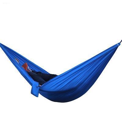 Backpacking Hammock - Portable Nylon Parachute Outdoor Double Hammock - Image 2