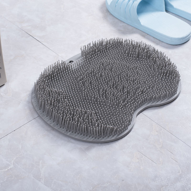 Massage Bath Brush Bathroom Non-slip Bath Mat Back Massage Brush Silicone Suction Cup Foot Rub Pad Body Cleaning Bathing Tool - Image 8