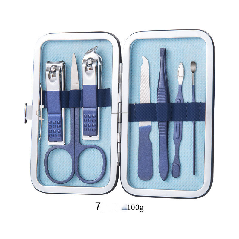 Professional Scissors Nail Clippers Set Ear Spoon Dead Skin Pliers Nail Cutting Pliers Pedicure Knife Nail Groove Trimmers - Image 2
