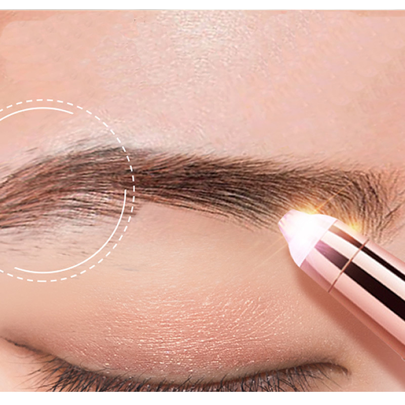 Eyebrow Epilator Maquiagem Profissional Completa Trymer Do Brwi Eye Brow Trimmer For Rasoir Visage Femme Make Up Eye Brow Shaper - Image 10