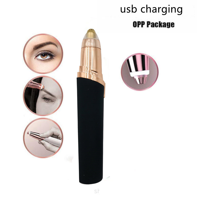 Eyebrow Epilator Maquiagem Profissional Completa Trymer Do Brwi Eye Brow Trimmer For Rasoir Visage Femme Make Up Eye Brow Shaper - Image 4