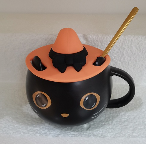 Pumpkin Covered Spoon Couple Gift Mug - Image 3