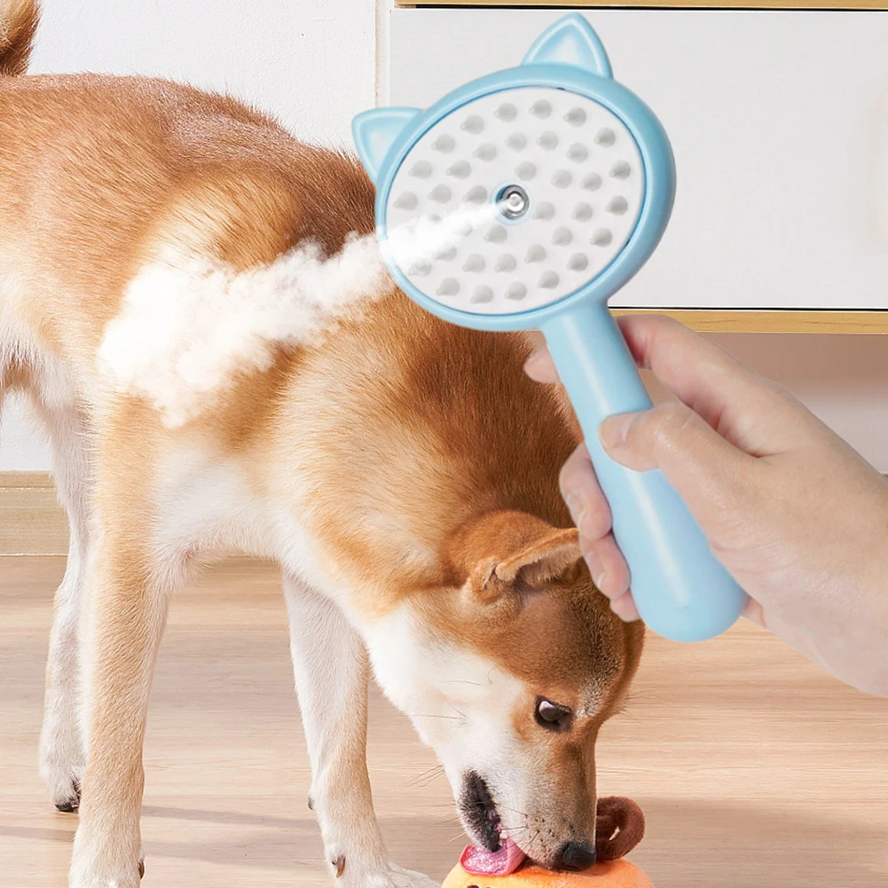 Hair Cleaning Brush With Mist Multifunctional Cat Grooming Brush Rechargeable Self Cleaning Slicker Brush For Pets Dogs & Catsb Pet Products - Image 6