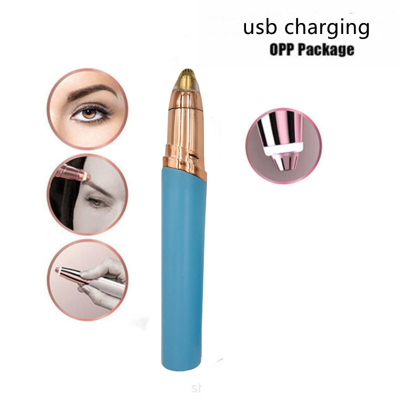 Eyebrow Epilator Maquiagem Profissional Completa Trymer Do Brwi Eye Brow Trimmer For Rasoir Visage Femme Make Up Eye Brow Shaper - Image 7