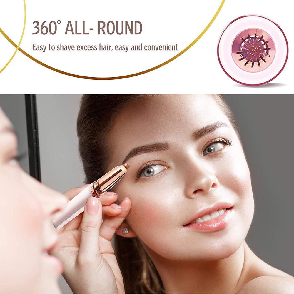 Eyebrow Epilator Maquiagem Profissional Completa Trymer Do Brwi Eye Brow Trimmer For Rasoir Visage Femme Make Up Eye Brow Shaper - Image 6